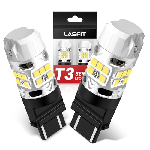 T3 3157 LED Bulb for Reverse lights Built In Resistor Canbus Ready (White / 3157)