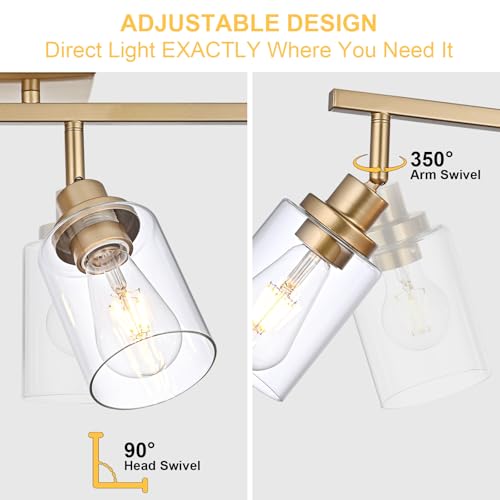 5 Light Multi (Gold / 5-Light)