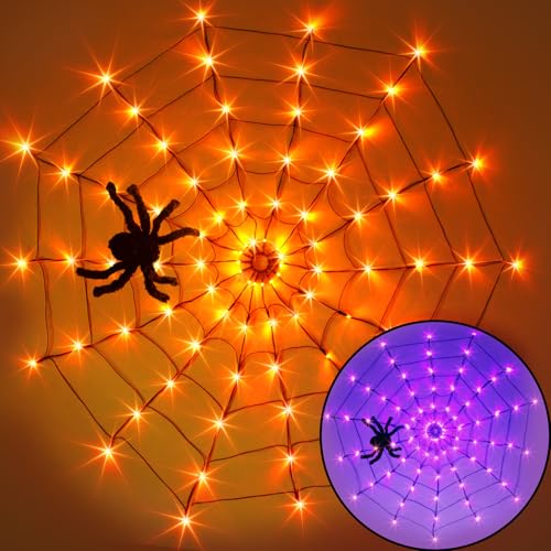 Halloween Spider Web Lights