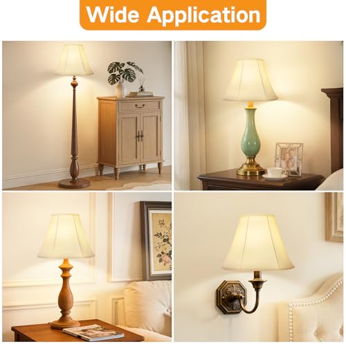 Lamp Shades Set of 2 for Table Lamps (White)