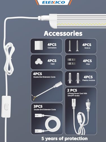 4 Pack 2ft Led Shop Lights (2FT-4PACK)