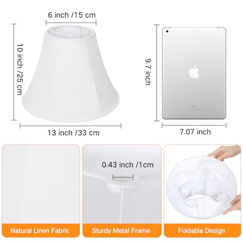 Lamp Shades Set of 2 for Table Lamps (White)
