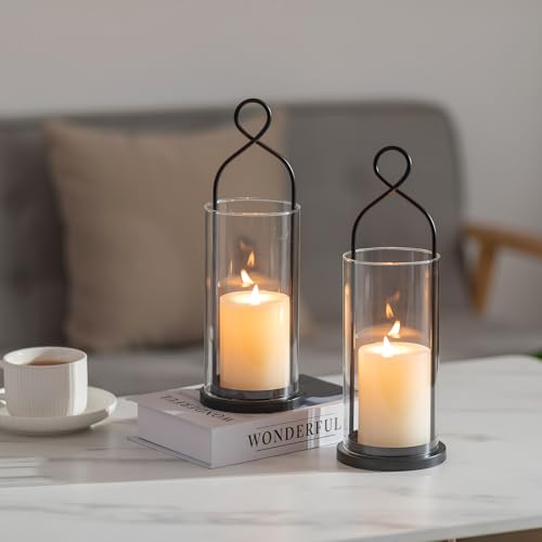 Black Candle Sconces Set of 2 (Black)