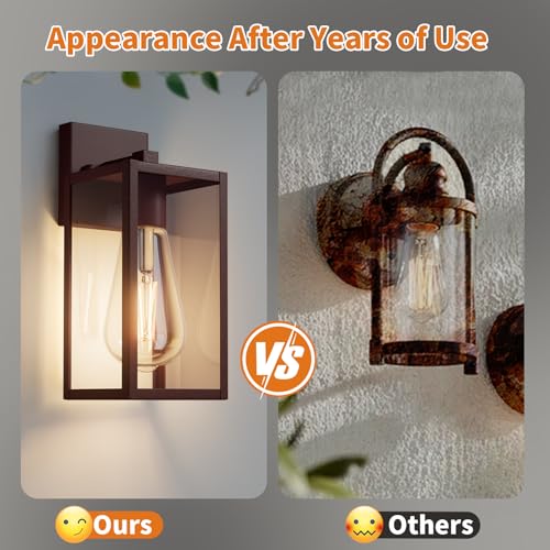 13'' Oil Rubbed Bronze Outdoor Light Fixtures Wall Mount (Oil-Rubbed Bronze / 13.3'')