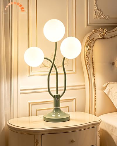 Green Globe Table Lamp Dimmable Magic DIY Arms G9 Bulbs Included (11-Green-Globe-3U-Magic DIY Arms)