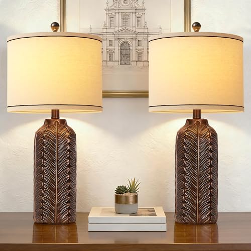 26.5'' Living Room Lamps Set of 2 (Bronze)