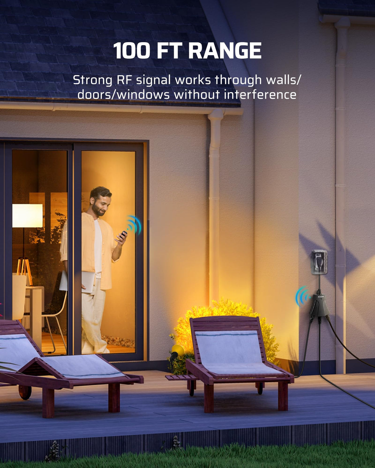 Outdoor Remote Control Outlet