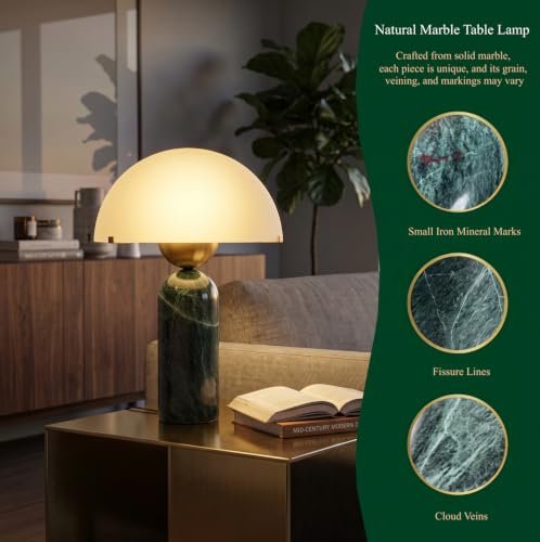 Modern Dome Shaped Table Lamp Mid (Green)