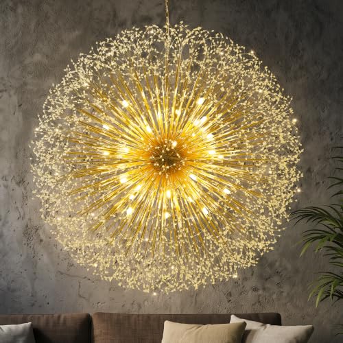 Modern Crystal Chain Chandelier for Foyer Dining Room Living Room