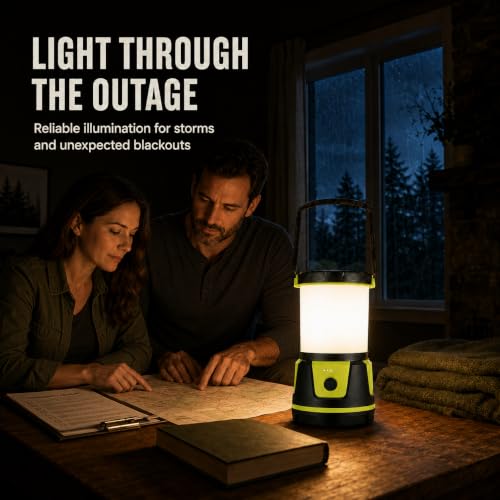 3000 Lumen Rechargeable Emergency Light (Yellow)