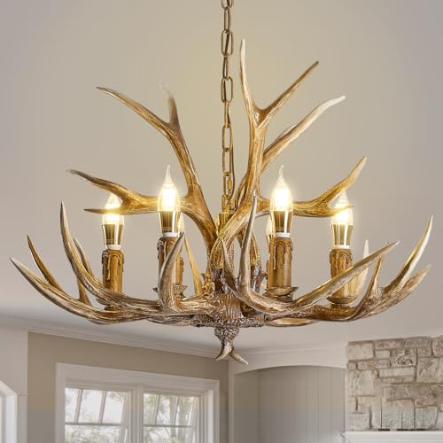 Antlers Chandelier 6 Light (8026-6Light)