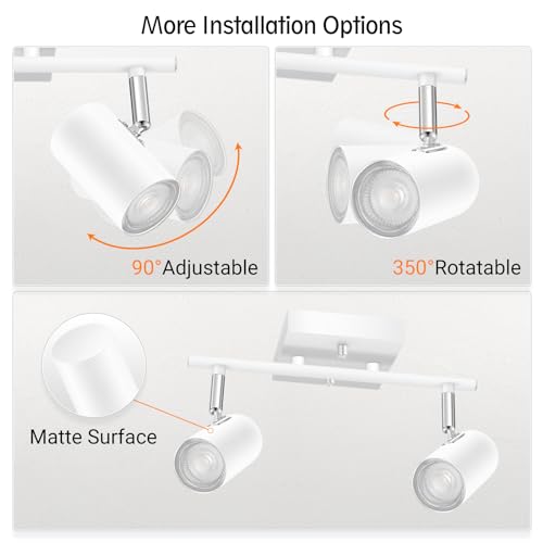 2 Light Track Lighting Kit (2 light-white)
