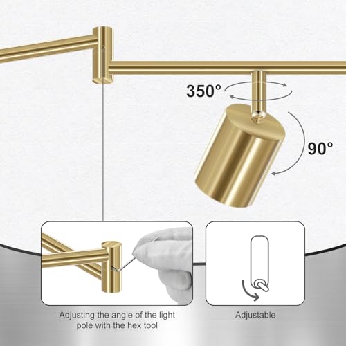 Gold Track Lighting Fixture Ceiling (Gold / 55.3" 8 Light Track Light)