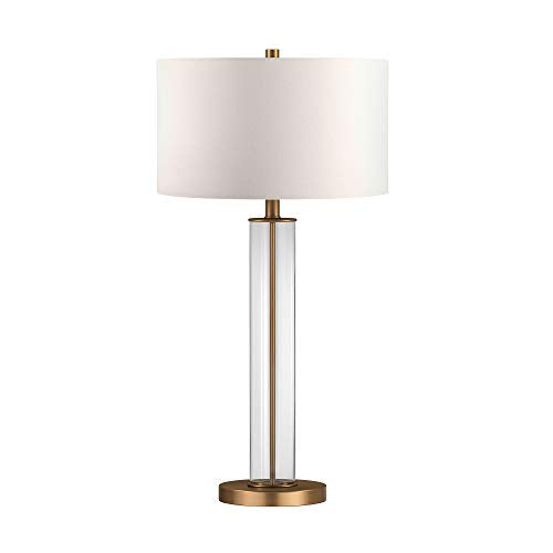 29" Modern 1 Light Table Lamp (Brass)