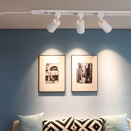 Plug in Track Lighting with Power Cord (White)