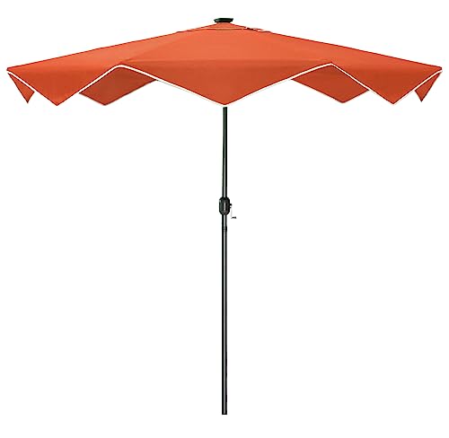 10ft Patio Umbrella with Solar Lights