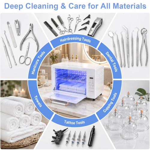 24L Nail Dryer and Cleaning Cabinet (24L / White)
