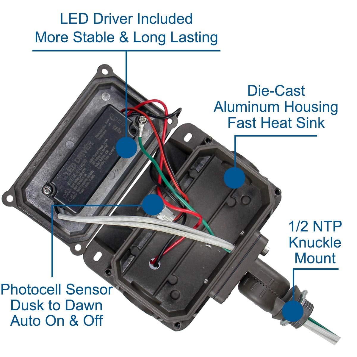 30W LED Flood Light Outdoor (4 Pack)