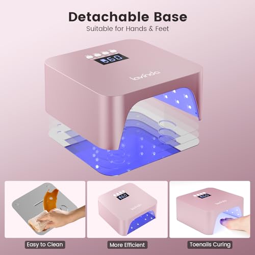 Cordless UV Nail Lamp (Rose Gold)