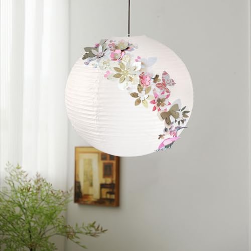 White Round Paper Lanterns
