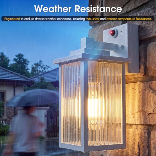 2 Pack Motion Sensor Wall Light (White / 10.6''-2 Pack)
