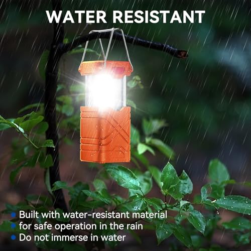 4 Pack Camping Lantern (Orange / 4 Pack)