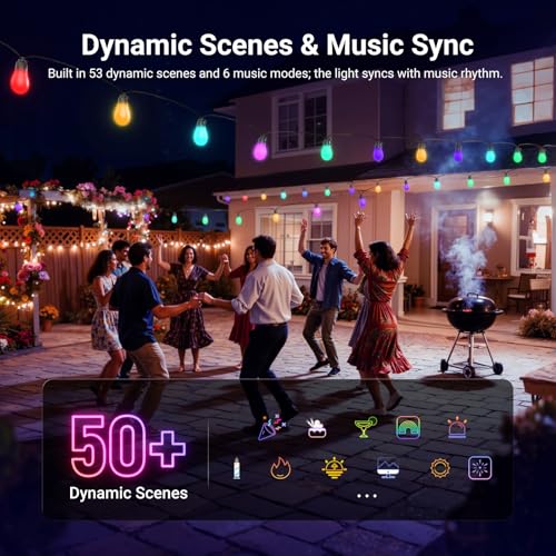 48ft Outdoor String Lights (48ft)