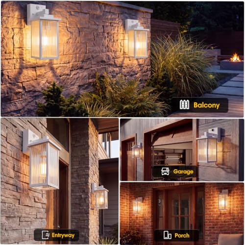 Motion Sensor Wall Light (White / 10.6''-1 Pack)