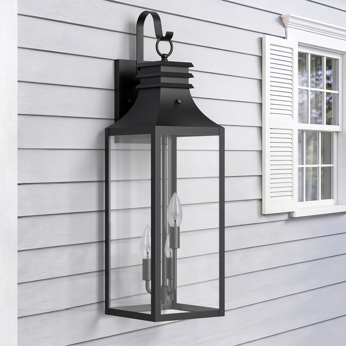2 Pack Exterior Lighting Fixtures (28" Dusk to Dawn (2 Packs))