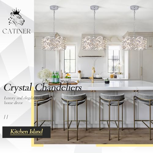 12" Chrome Crystal Chandelier (Small Chrome)