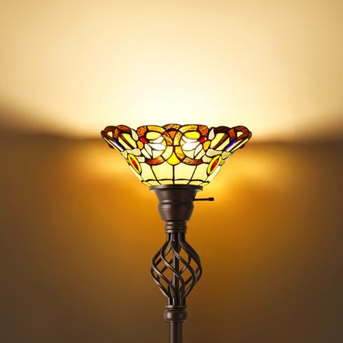 Torchiere Floor Lamp for Living Room (Multicolor)