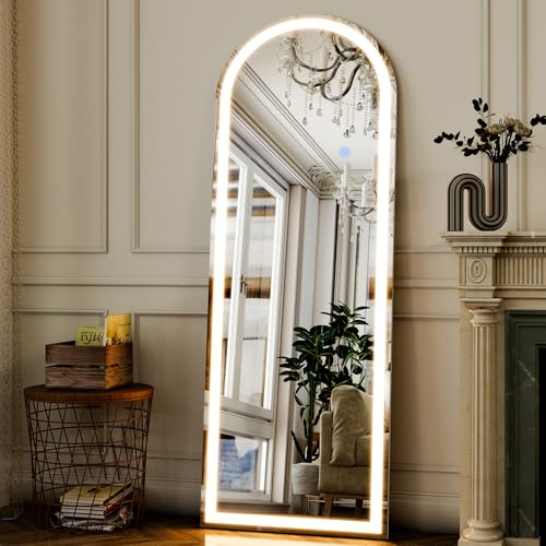 Rounded LED Full Length Mirror