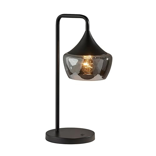 Table Lamp Black & Smoked Glass (Black / Table Lamp)