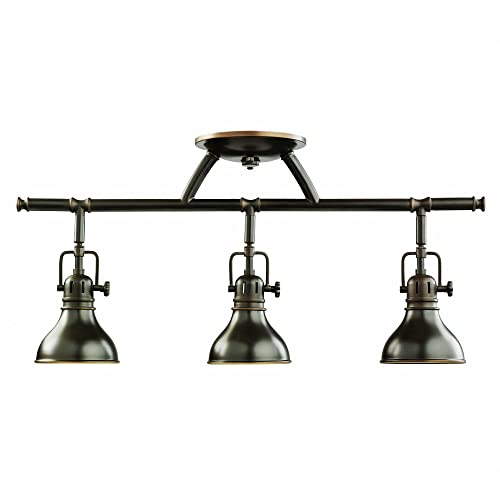 Hatteras Bay 22.75" 3 Light Halogen Fixed Rail Light Olde Bronze® (3-Light / Old Bronze)