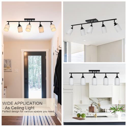 Black Track Lighting Kit (Black / 5-Lights)