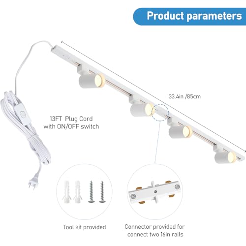 Plug in Track Lighting with Power Cord