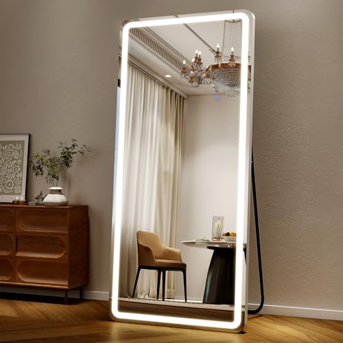 26x68 inch Full Length Mirror with Lights (68"L x 26"W)