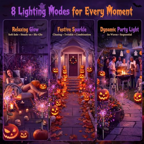 Halloween Solar Lights Outdoor Waterproof