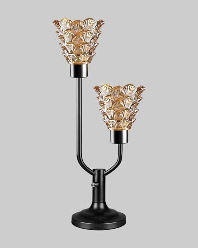 Mid Century Modern Table Lamp for Bedroom Dimmable Vintage Lamp