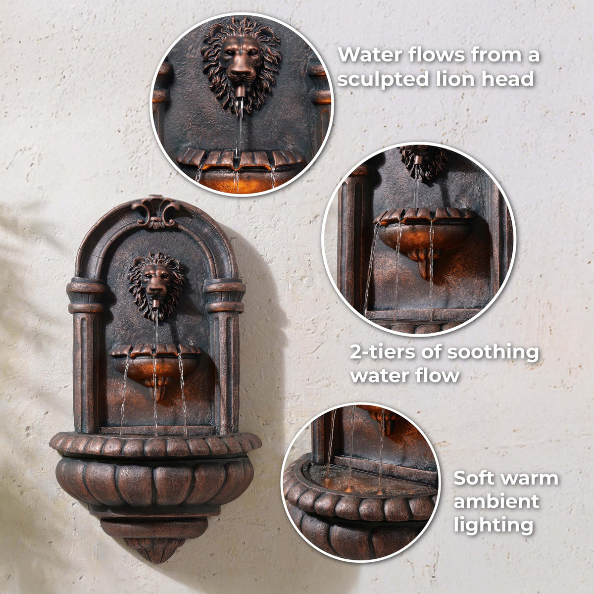 32.1 in. Wall (Antique Bronze)