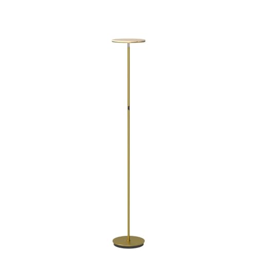 Sky Flux Dimmable LED Floor Lamp (Antique Brass)