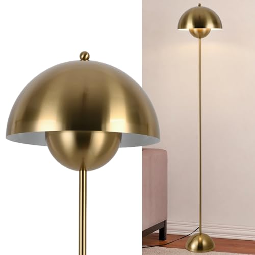 Mid Century Modern Metal Bud Floor Lamp for Home and Office