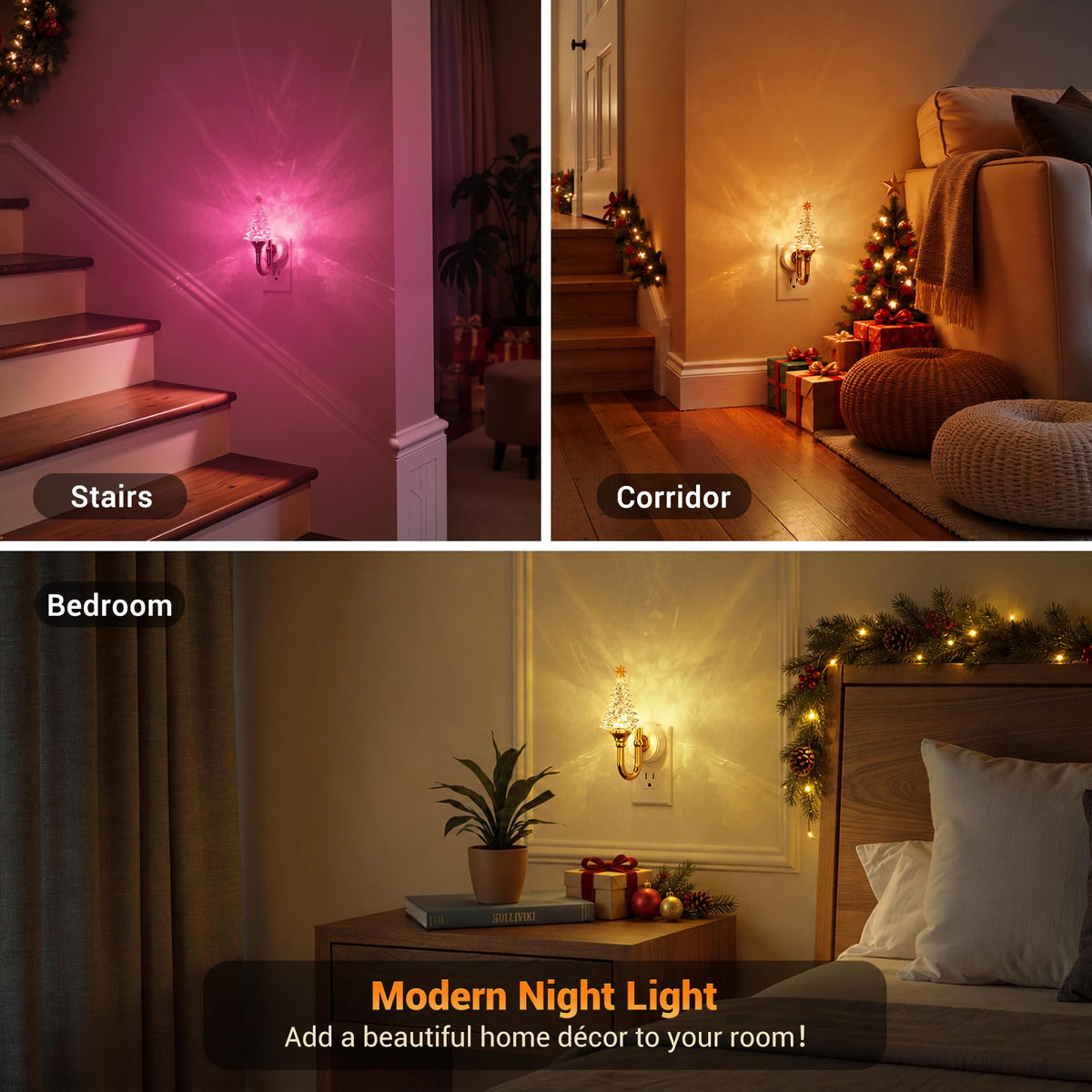 Crystal Christmas Tree Night Light (Crystal Christmas Tree - RGB / 1 Pack)