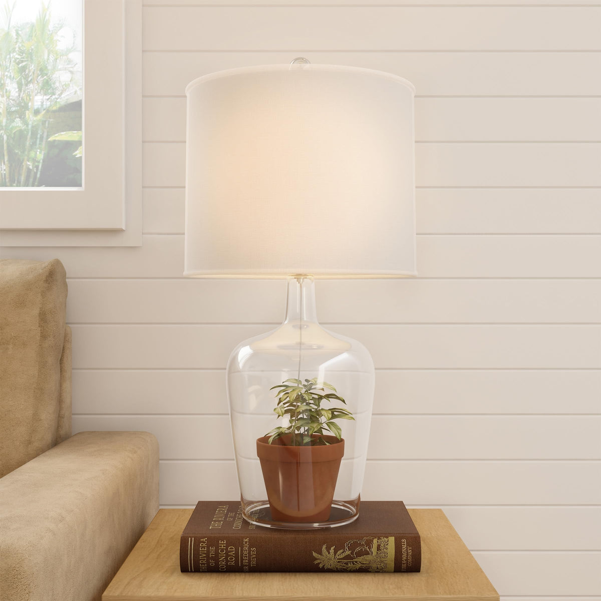 Glass Cloche Table Lamps
