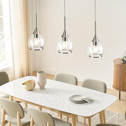 1 Piece Island Light for Kitchen (Brushed Nickel / 1-Light)