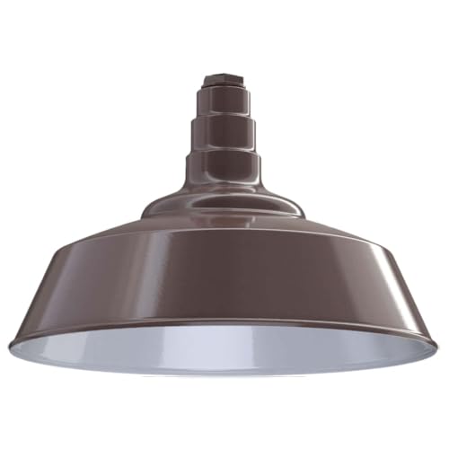 Industrial Pendant Light 20 Inch Extra Large Steel Warehouse Dome Fixture