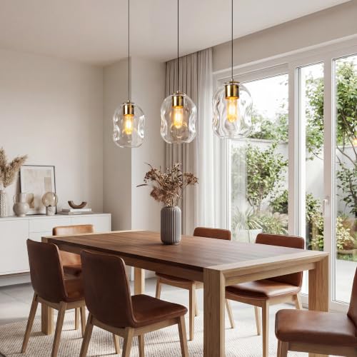 Pendant Lights Kitchen Island (Gold-8.7"H / 3 Pack)