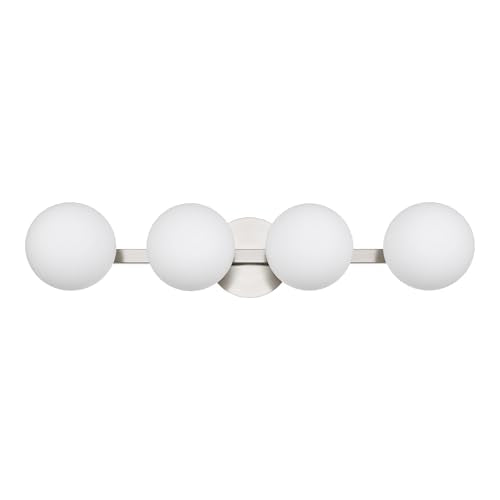 Bathroom Vanity Light Fixtures (Brushed Nickel / 4-Light)