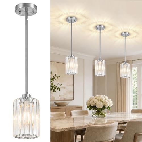 Crystal Chandelier Pendant Lights Kitchen Island