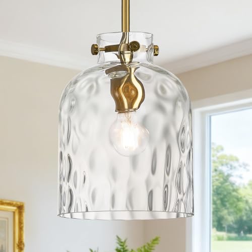 Pendant Light for Kitchen Island Modern Glass Hanging Light Fixture